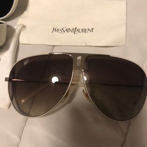 Yves Saint Laurent YSL aviator glasses